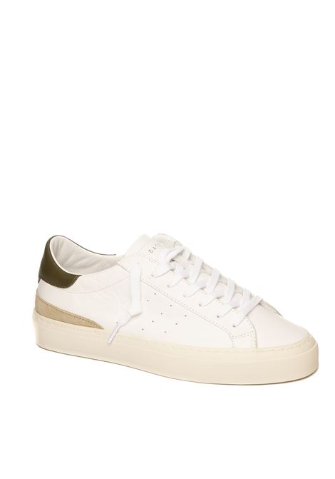 sneaker sonica calf bianco/verde D.A.T.E. | SONICA UCALF-WHT/ARM